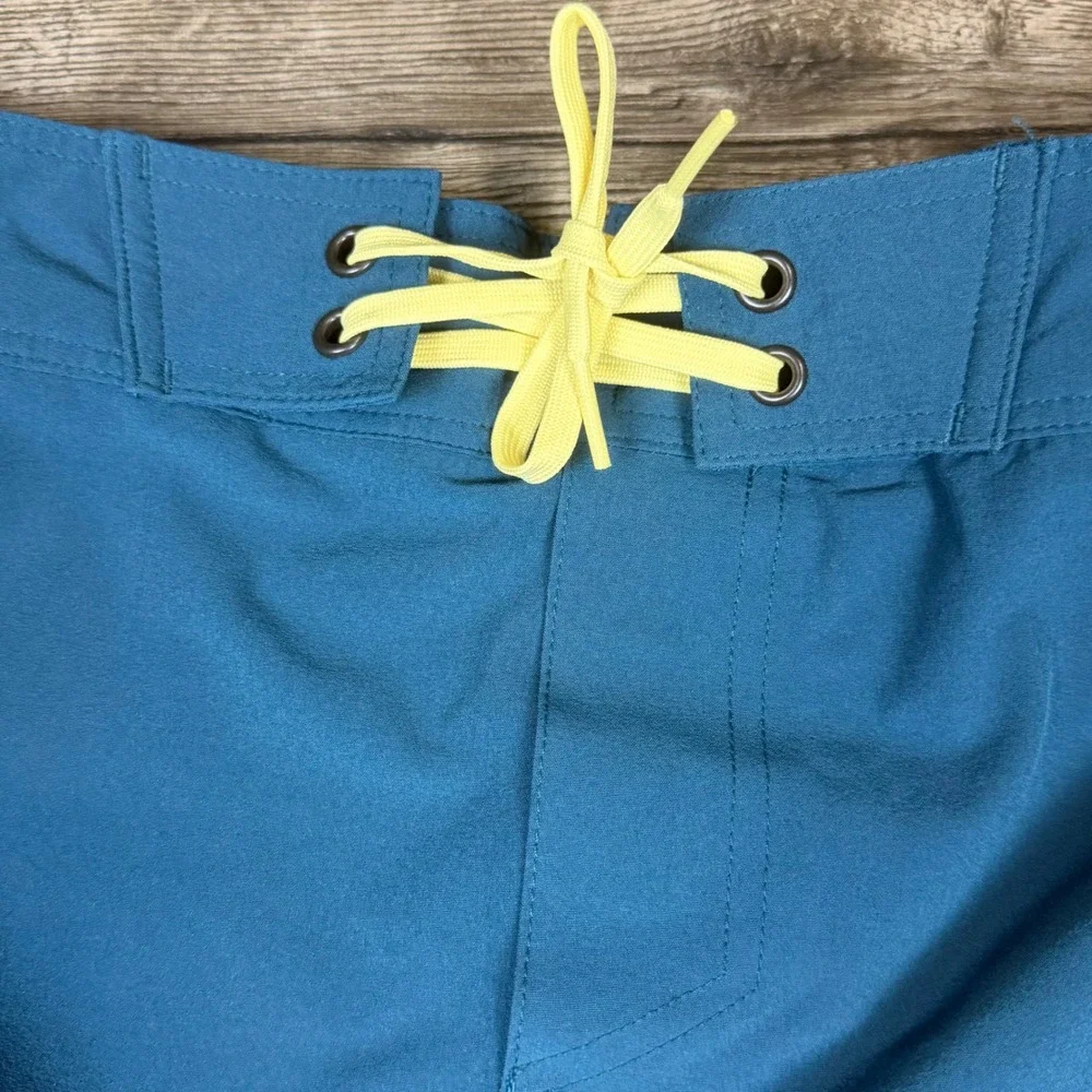 Decathlon Paris 2024 Olympic Boardshorts Turquoise Blue 32 Mens Swim Trunks SEO